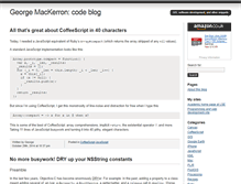 Tablet Screenshot of blog.mackerron.com